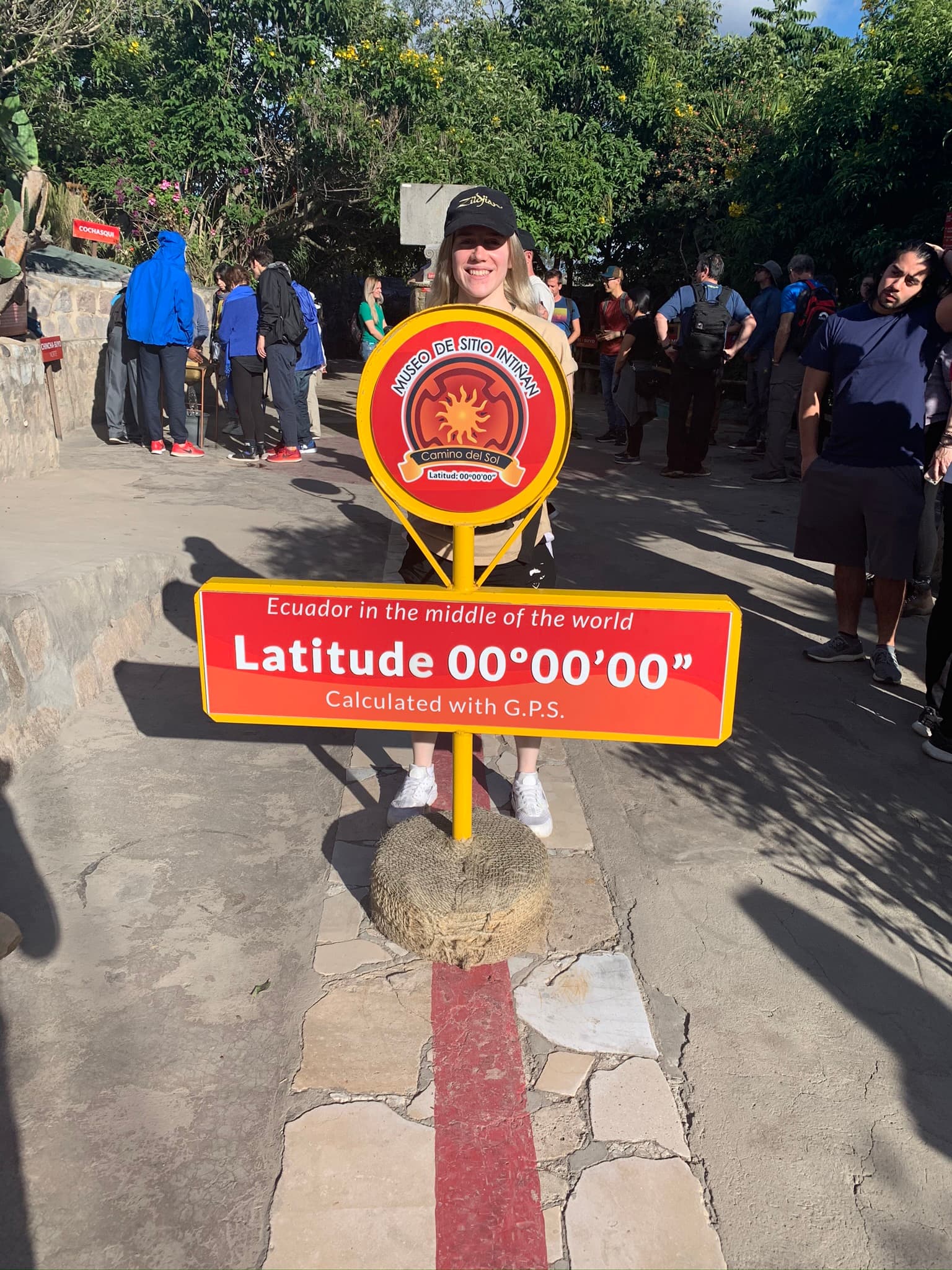 Standing on Equator