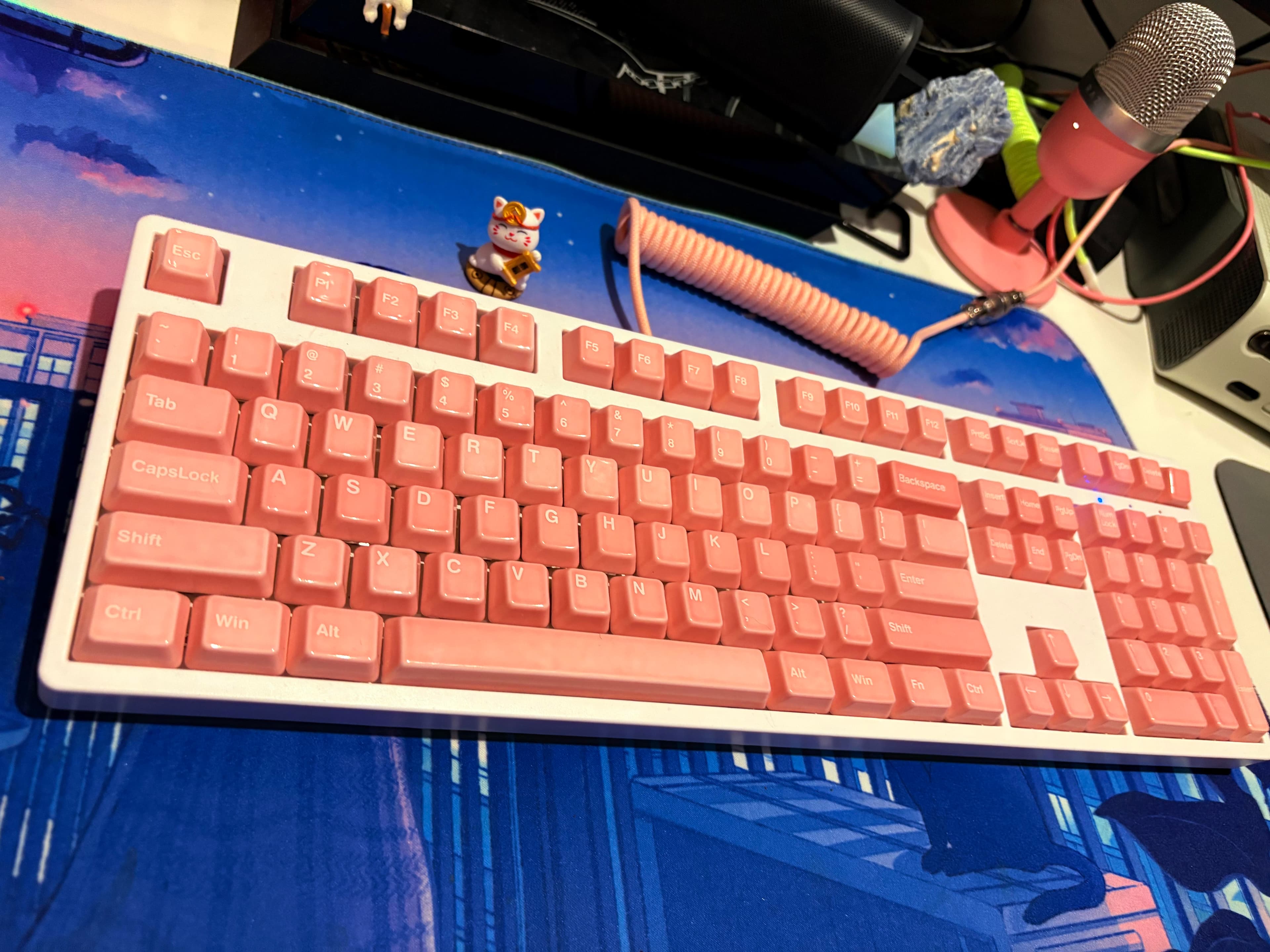 Pink Ceramic keyboard